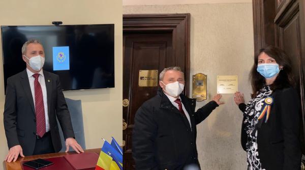 Valentin Făgărășian, deputat de diaspora, și-a deschis cabinet parlamentar și la Roma
