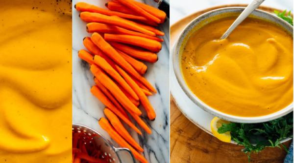 Pateu vegetal din morcovi / pateu de post făcut acasă. Ingrediente simple, sănătoase, naturale și delicioase: Așa știi ce mănânci