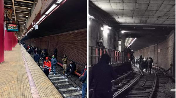 Protestul de la metrou a fost suspendat. Activitatea va fi reluată