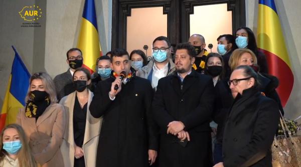 AUR se alătură protestelor din întreaga țară și cere demisiile lui Cîțu și Arafat