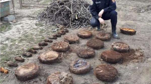 Comoară periculoasă, descoperită de un român care își săpa grădina. Bărbatul a sunat imediat după ajutor