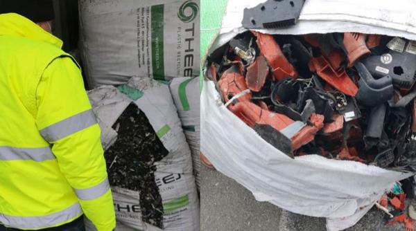 Cinci containere cu deșeuri, care ajunsese în Portul Constanța, trimise înapoi în Germania