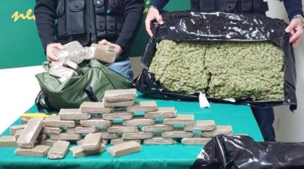 Italia. Un moldovean și doi italieni, arestați. Cei trei dețineau o cantitate uriașă de droguri - VIDEO