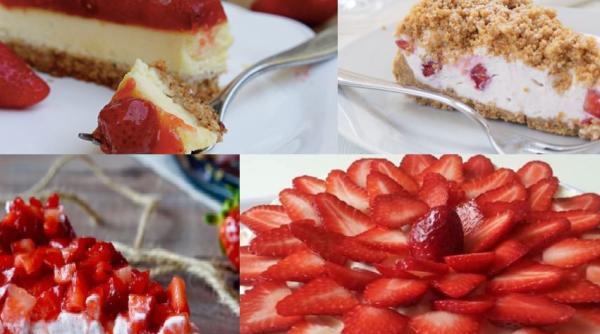 Prăjitură de căpșuni fără coacere. Rețeta care promite un succes garantat  