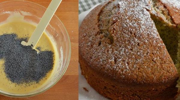 Tort din semințe de mac. Rețeta unui desert delicios, perfect pentru a începe ziua. Secretul cofetarilor italieni