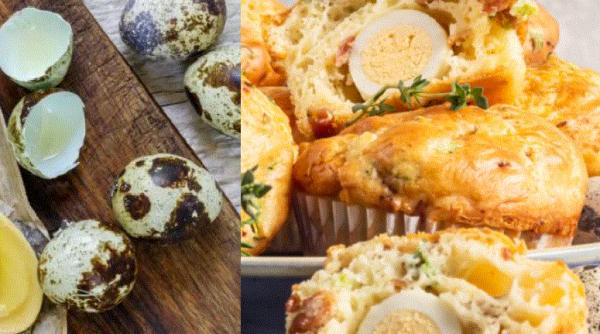 Brioșe umplute cu ouă fierte de prepeliță. Rețeta pas cu pas a unui aperitiv delicios și nutritiv