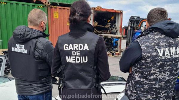 Container din Norvegia, încărcat cu deșeuri, depistat în Portul Constanţa 