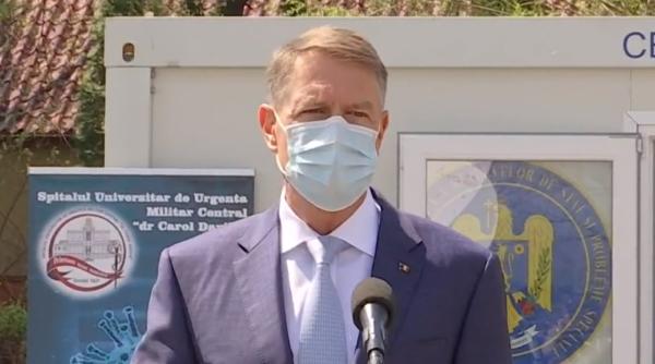 Klaus Iohannis: „Am primit o veste tristă!”