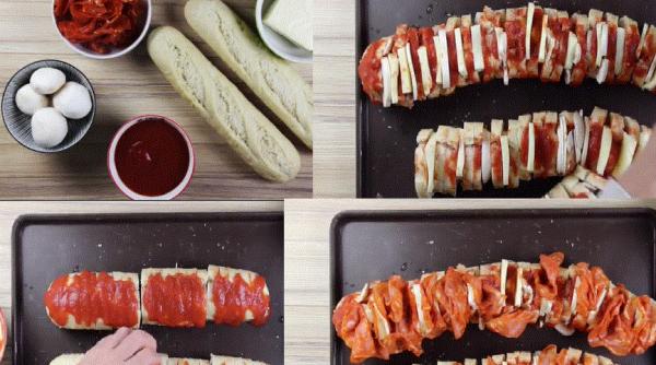 Pizza pe baghetă. Rețeta care a avut un succes nebun pe Instagram și TikTok 