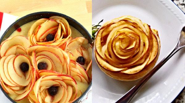 Prăjitura Trandafir cu mere. Rețeta gata în 20 de minute. Cu siguranță va deveni desertul preferat
