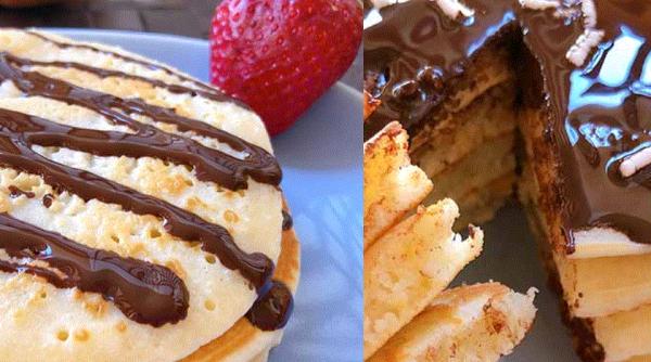 Clătite de post fără ouă, lapte și unt. Ciocolata neagră folosită le face irezistibile. Rețeta pas cu pas