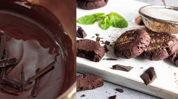 Fursecuri de ciocolată neagră, fără zahăr. Ușor, rapid și gustos. Rețeta pas cu pas