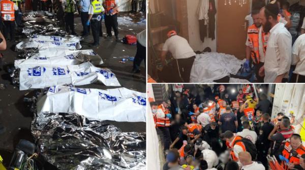Tragedie în Israel: Cel puțin 44 de oameni au MURIT în timpul unui festival religios