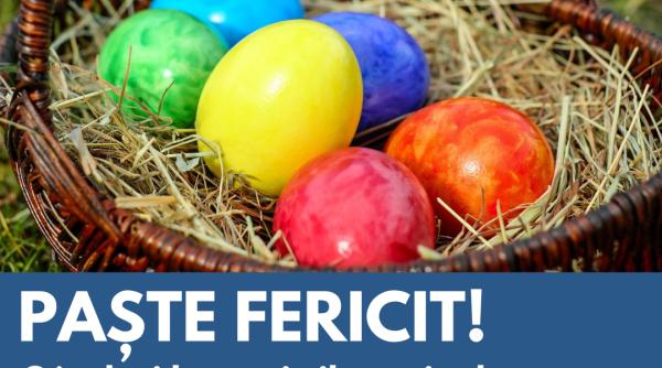 Echipa ȘtiriDiaspora urează tuturor românilor, oriunde s-ar afla, Paște Fericit, gânduri bune și zile senine!