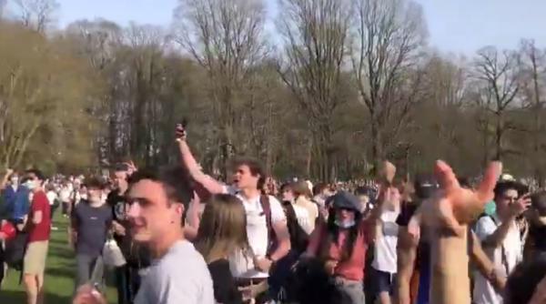 Protest în Belgia. Intervenție BRUTALĂ a poliţiei: 132 de participanţi arestați 