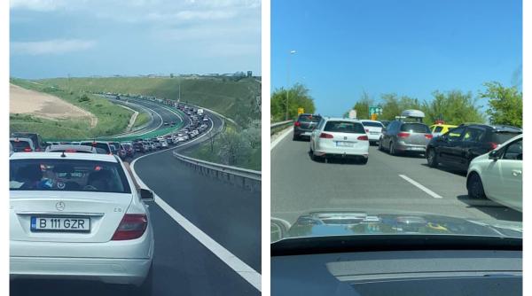 Aglomerație pe Autostrada Soarelui. Lucrările la Podul de la Cernavodă sugrumă traficul. Vor dura doi ani