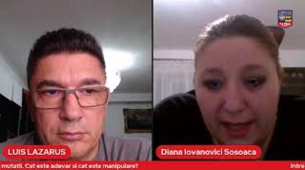 Luis Lazarus neagă că are Covid-19. Diana Șoșoacă, mesaj din spital: „Uite ce primesc!“