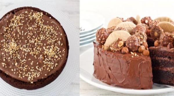 Tort Ferrero Rocher, cu ciocolată şi alune. Reţeta unui desert cu straturi rafinate şi un gust deosebit