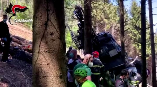 Accident teleferic Italia: Trei persoane au fost ARESTATE