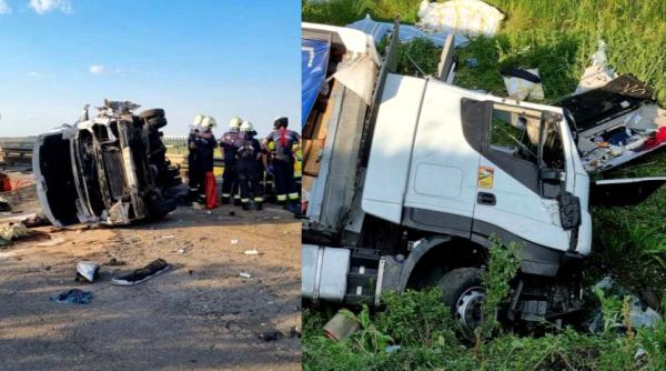 Ungaria. Șoferul român care a intrat cu TIR-ul într-un microbuz, la un pas de arest: Era cu soția în cabină. Trei pasageri morți pe loc