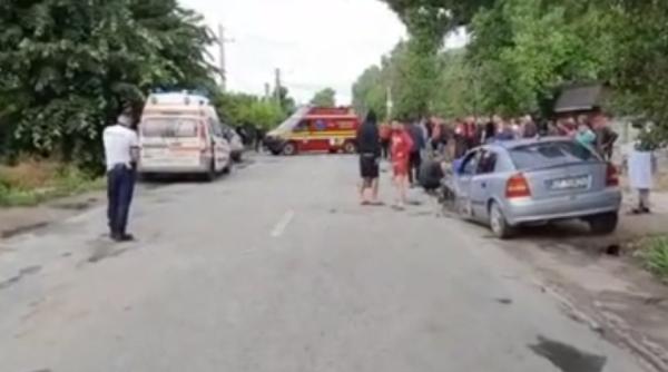 Accident grav în Corabia, județul Olt: patru răniți. UPDATE: un bărbat a MURIT