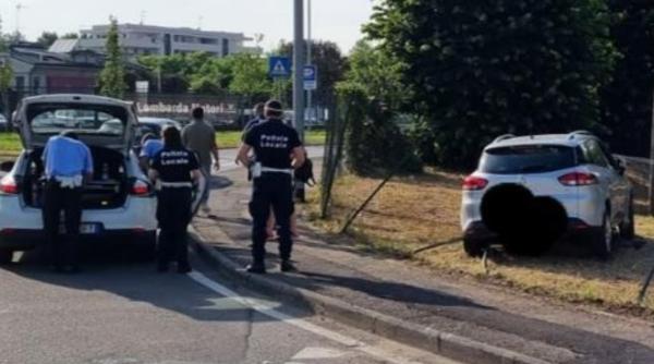 Italia. Un român a intrat cu mașina într-un gard, dar a dat vina pe soție. Minciuna, demascată de camerele de supraveghere