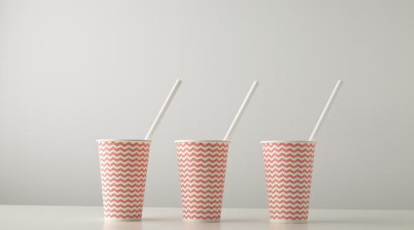 Directivă europeană: Paharele, tacâmurile și paiele de plastic vor fi interzise