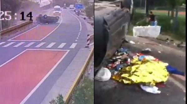 Copil de patru ani, mort. Alți doi micuți și o femeie, grav răniți, într-un accident produs în Dolj (VIDEO)