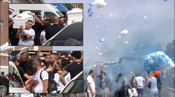 Italia. Daniel și David, frățiorii uciși în parc, au fost înmormântați: Lacrimi, durere, aplauze, baloane și porumbei - VIDEO