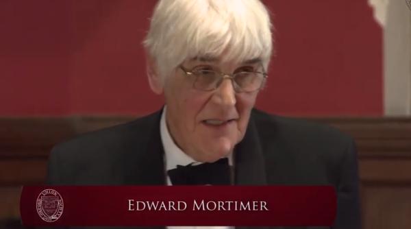 Edward Mortimer a murit: Era unul dintre cei mai cunoscuţi jurnalişti din lume