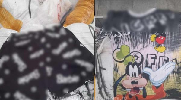 Mii de bunuri contrafăcute, estimate la 980.000 lei, descoperite în vama Călărași