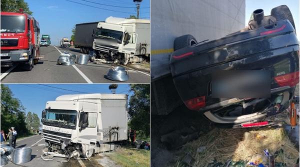 Familie care se întorcea din Italia, accident mortal cu un TIR, în România. Fetiță de 6 ani și părinții ei, morți. Frățiorul ei, la spital