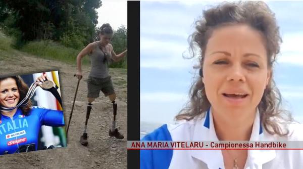 O româncă, reprezentanta Italiei la handbike la Jocurile Paralimpice 2021. Ana Maria:  „Voi da totul și chiar mai mult“