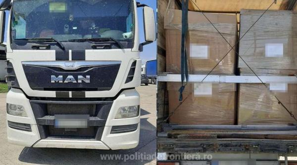 Peste 11 tone de deşeuri din plastic, aduse din Grecia, oprite la frontiera României