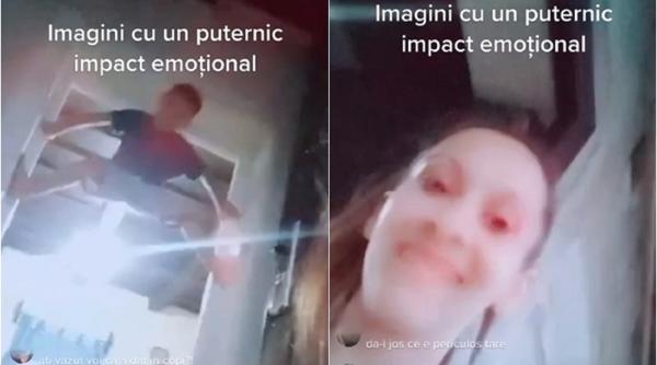 O româncă și-a bătut crunt copilul, live pe Facebook - VIDEO