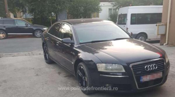 Autoturism de lux, furat  din Germania, descoperit de polițiștii constănțeni. Șoferul român a rămas pieton