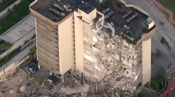 Bilanț TRAGIC al blocului prăbușit în Miami: 20 de morţi și 128 de dispăruți