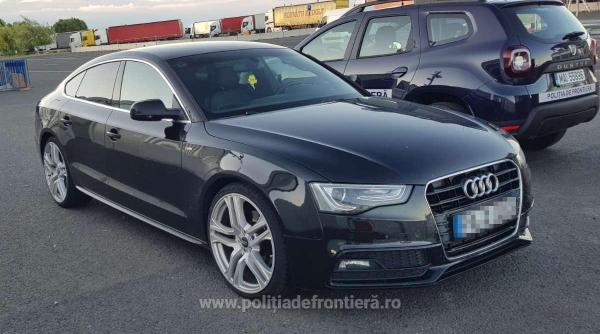 Maşină căutată pentru confiscare în Germania, descoperită la graniţa României