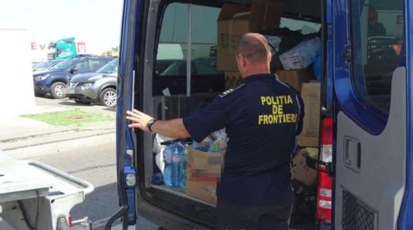 Microbuz, oprit la vama Calafat. Șoferul bulgar s-a ales cu dosar penal