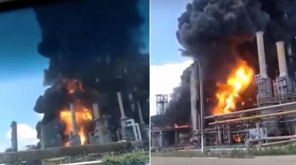 Reprezentanții Petromidia, despre explozia de la rafinăria din Năvodari: Procesele tehnologice au fost sistate