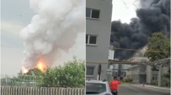 RO-ALERT după cele trei EXPLOZII la o magazie de aluminiu din Constanța: "Degajări mari de fum și noxe"
