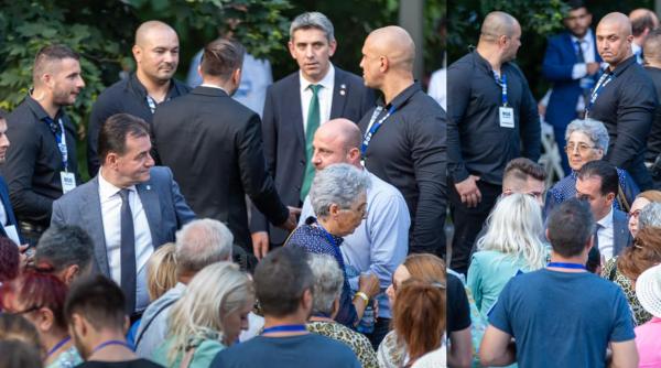 Ludovic Orban, îmbrâncit de bodyguarzi chiar la sediul PNL