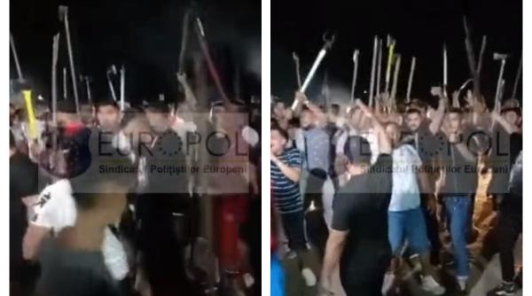 Poliția a anunțat măsurile după PETRECEREA cu furci și topoare din București