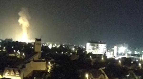 Explozie urmată de incendiu la Combinatul Chimic Azomureș