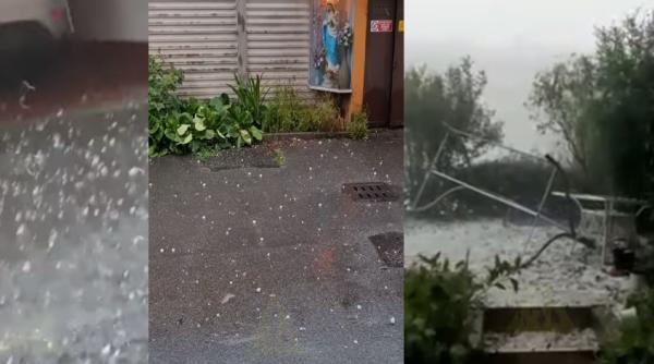 Italia. Grindină de mărimea unei mingi de tenis în Milano. Sute de mașini au fost distruse - VIDEO
