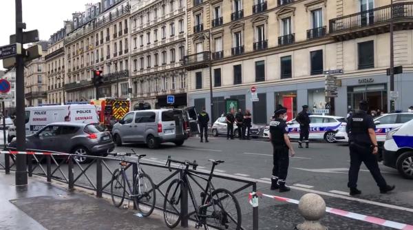 Franța. Român, suspectat de atac terorist: Ar fi strigat "Allah Akbar" în timp ce a înjunghiat un turist spaniol, la Paris (VIDEO)