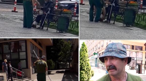 Gestul unui muncitor român a impresionat o comunitate: Nu a putut rezista când a văzut un bătrân desculț care ieșea din spital