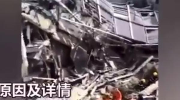 VIDEO - Un om a murit şi mai mulţi sunt daţi dispăruţi după prăbuşirea unui hotel în China