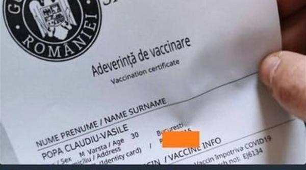 CERT-RO atrage atenţia asupra unei campanii cu oferte de adeverinţe de vaccinare false. La ce preț sunt vândute
