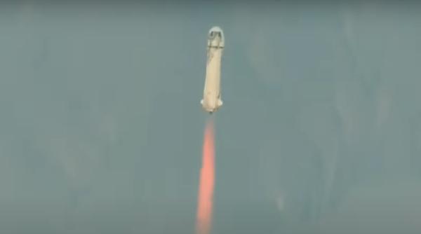 Imagini VIDEO cu lansarea capsulei New Shepard, a lui Jeff Bezos